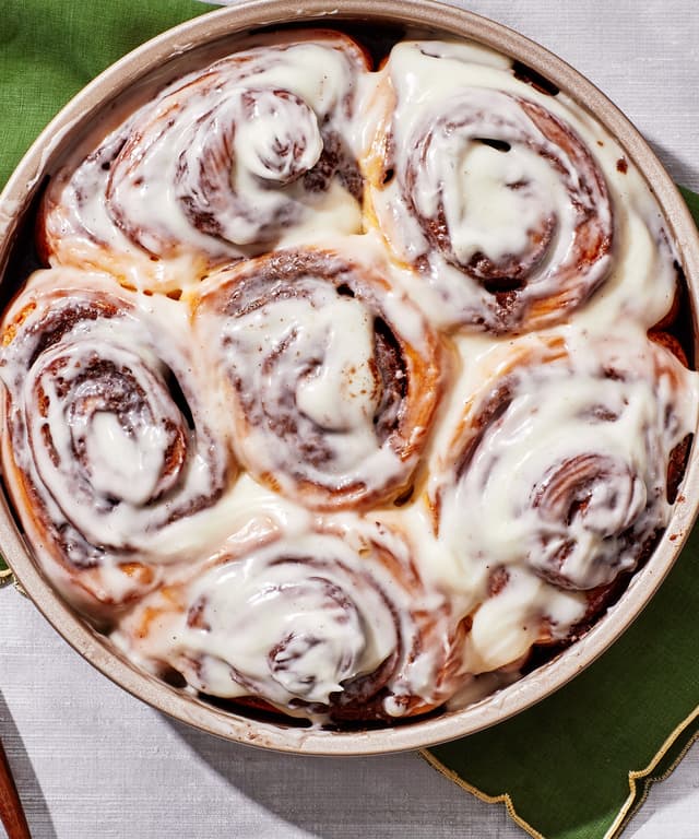 ExtraPillowy Cinnamon Rolls with Cream Cheese Frosting Punchfork