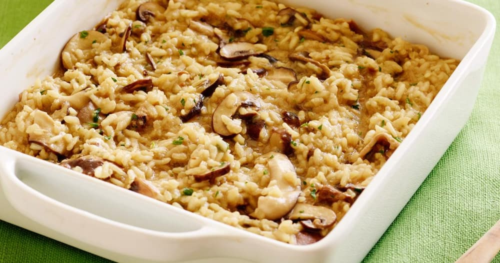 Microwave Mushroom Risotto | Punchfork