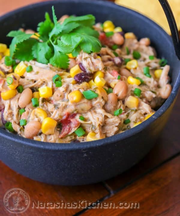 Chicken Cream Cheese Chili (Slow Cooker) Punchfork