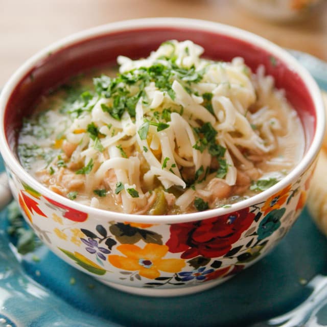 SlowCooker White Chicken Chili Punchfork