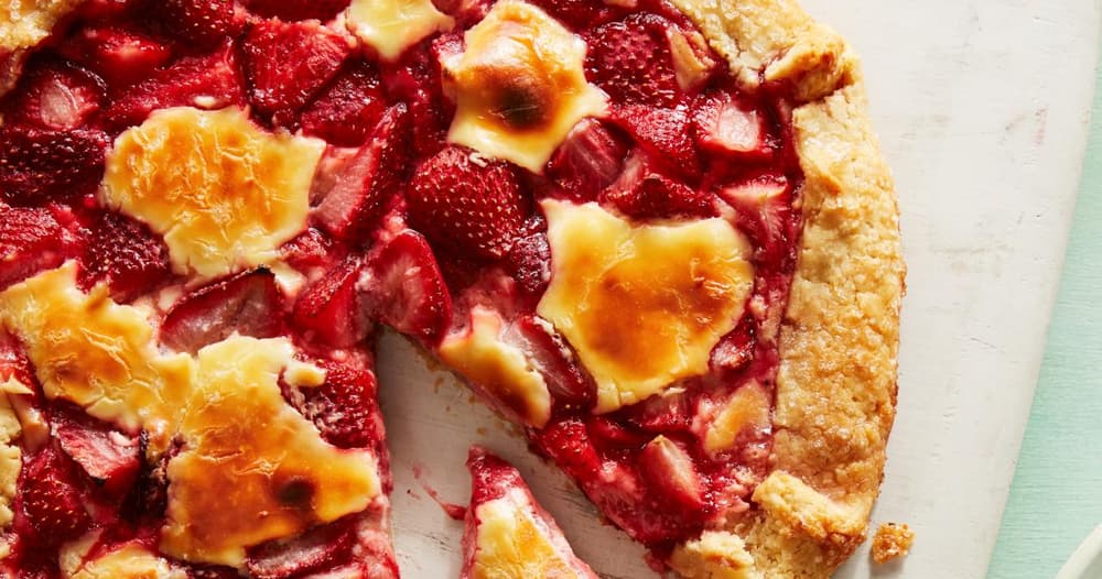 Strawberry Cheesecake Galette Punchfork