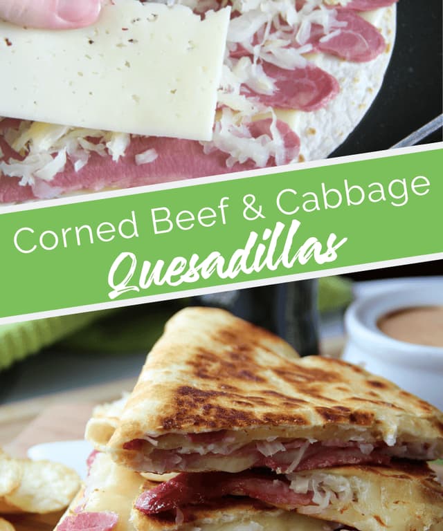 Corned Beef and Cabbage Quesadillas Punchfork