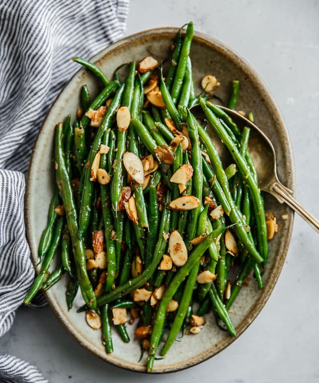 Green Beans Almondine Punchfork