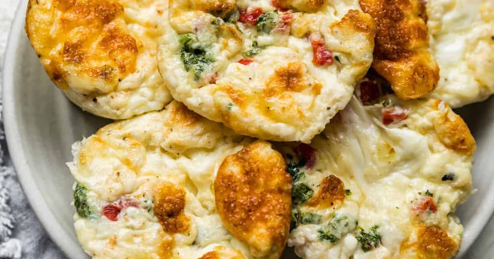 Roasted Red Pepper Egg White Bites Punchfork