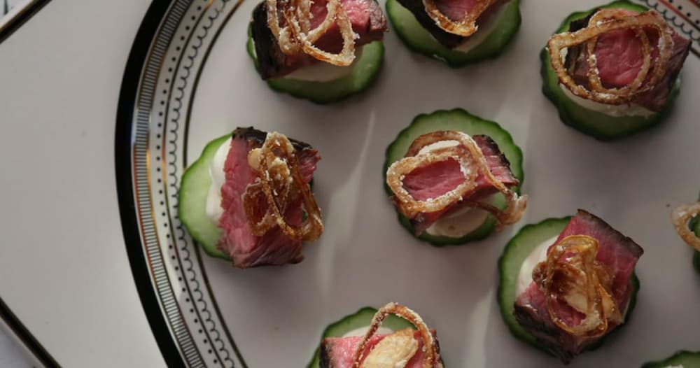 SoyGlazed RibEye Bites Punchfork