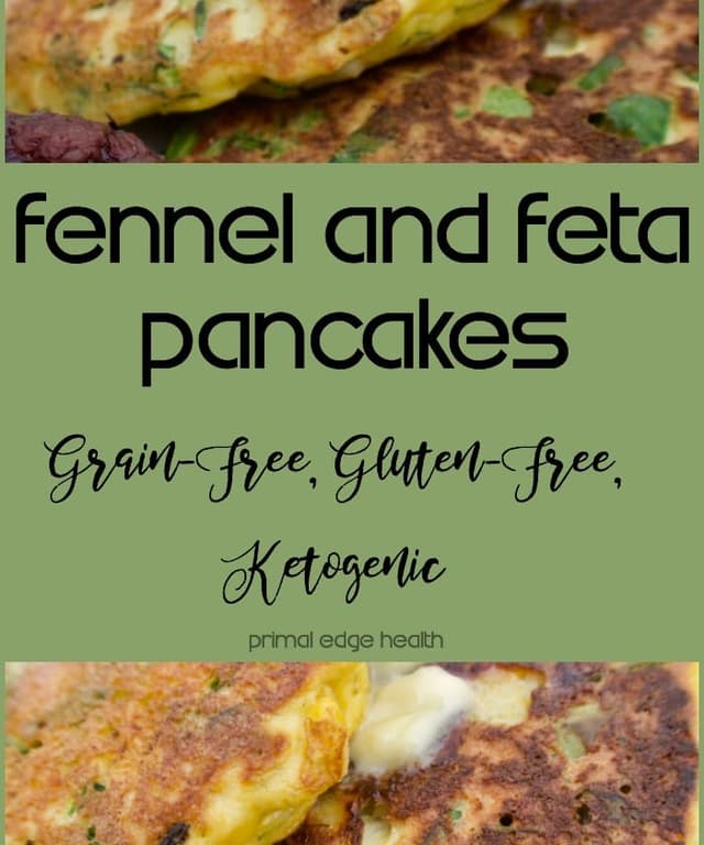 Fennel and Feta Pancakes (GlutenFree, GrainFree, Ketogenic) Punchfork