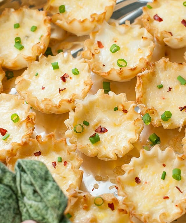 Mini Phyllo Quiche Cups Punchfork