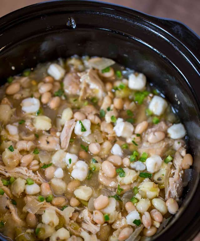 Slow Cooker White Chicken Chili Punchfork
