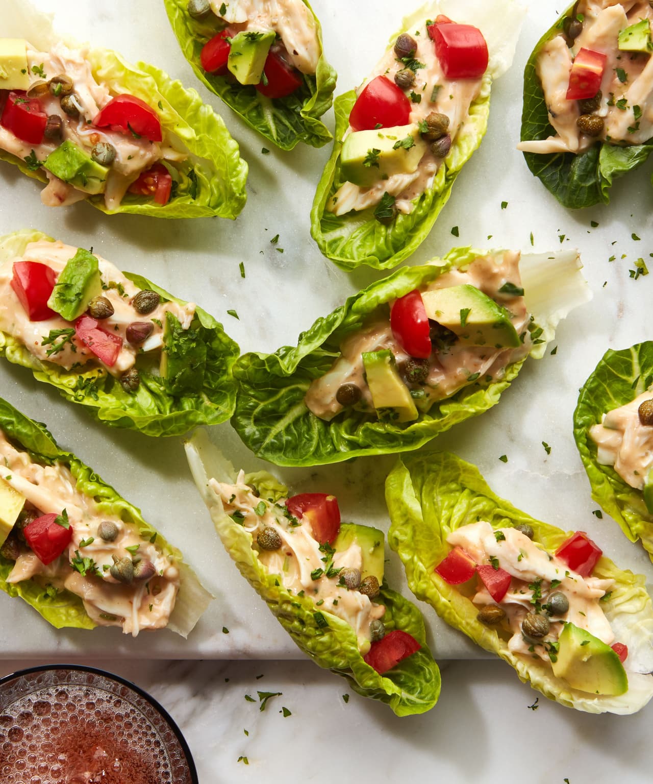 Crab Louie Salad Lettuce Cups Punchfork