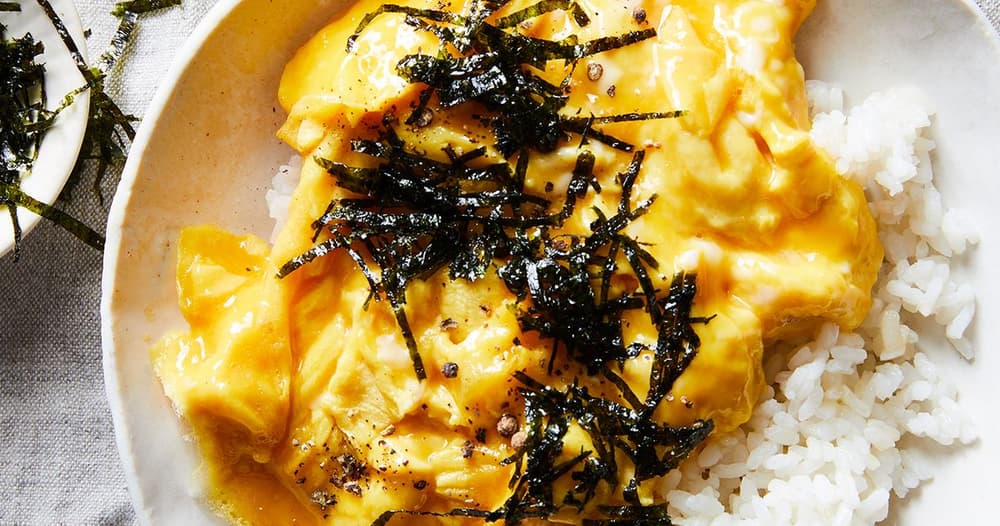 TamagoyakiInspired Scrambled Eggs Punchfork