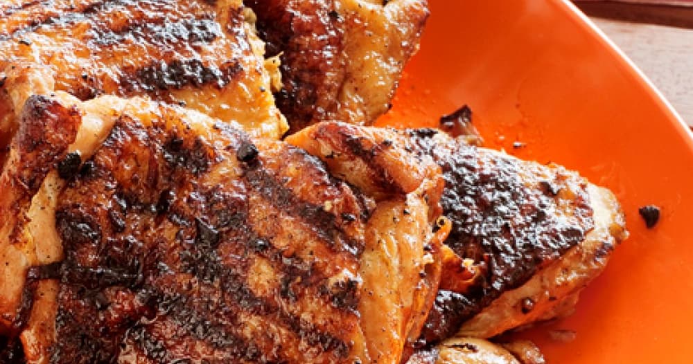 Dirty P's GarlicGinger Chicken Thighs Punchfork