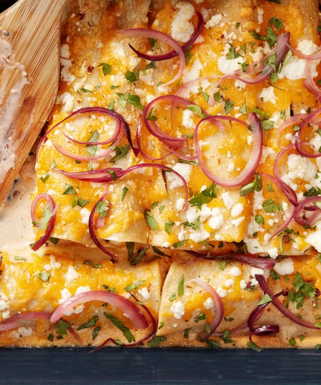 Portobello and Poblano Enchiladas Punchfork