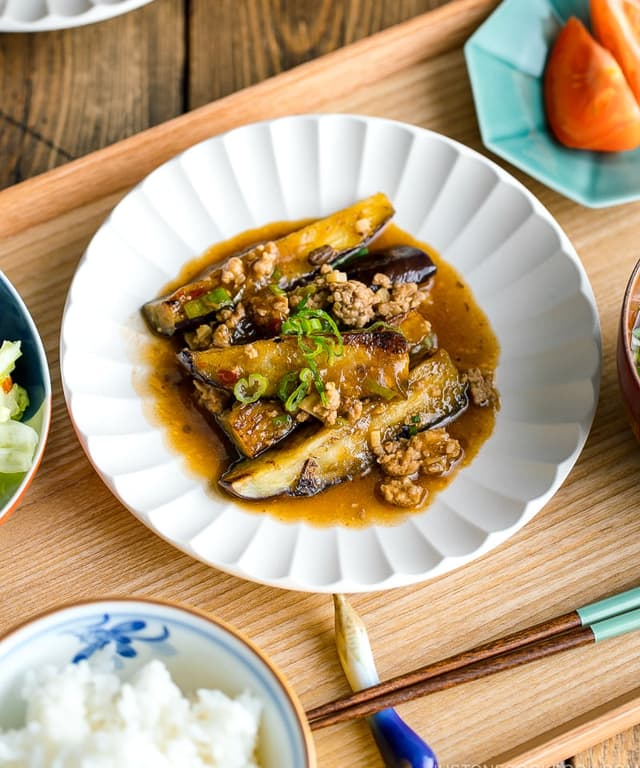 Mapo Eggplant (Mabo Nasu) Punchfork