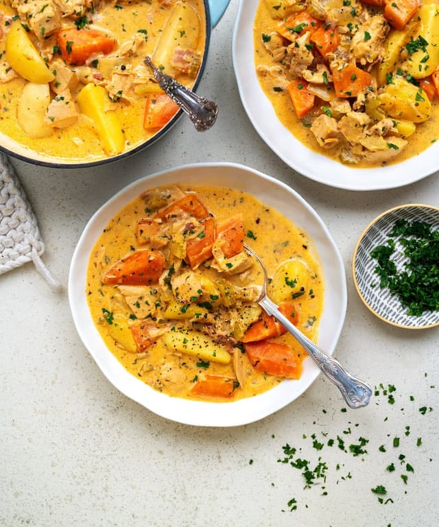 Cozy Turkey Stew Using Leftovers Punchfork