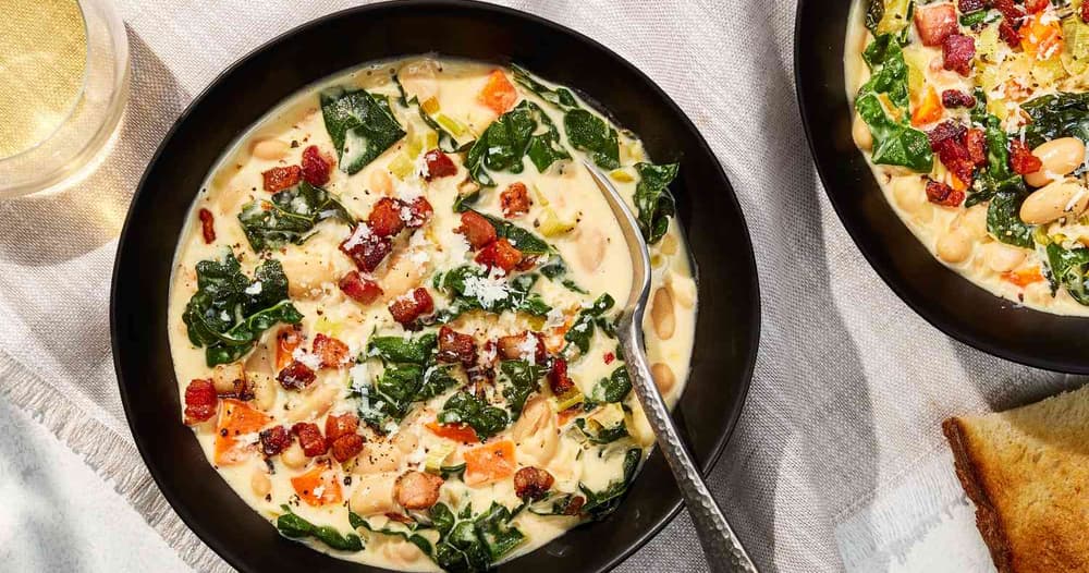 Tuscan White Bean Soup Punchfork