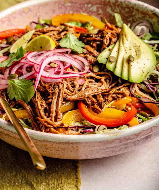 Chipotle Style Steak Taco Bowls Punchfork