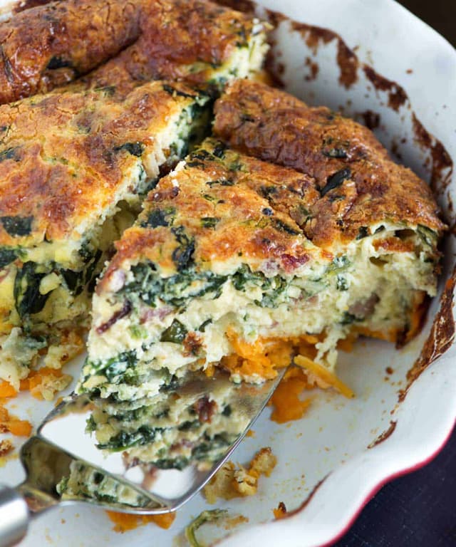 Quiche with Sweet Potato Crust Punchfork