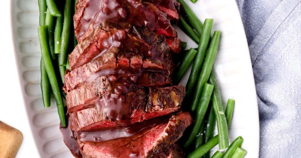 Beef Tenderloin with Red Wine Sauce Punchfork