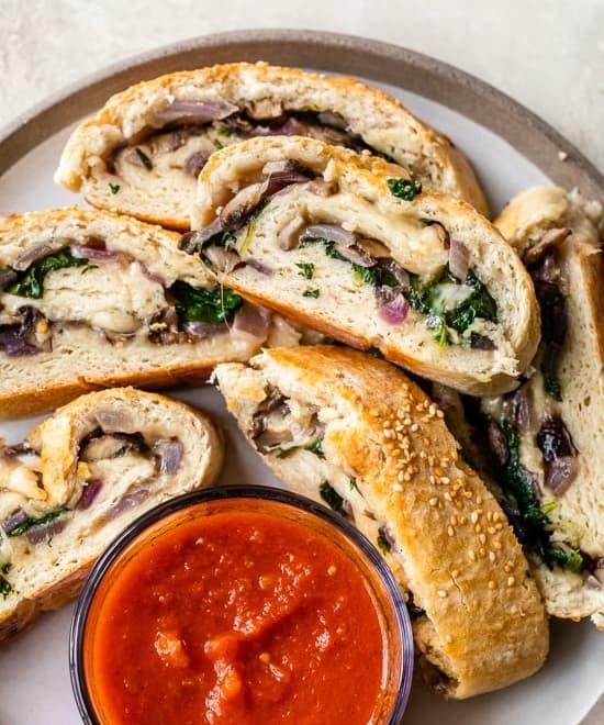 Veggie Stromboli Punchfork
