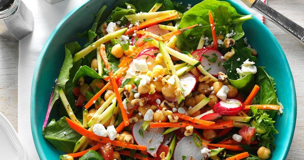 Garden Chickpea Salad Punchfork