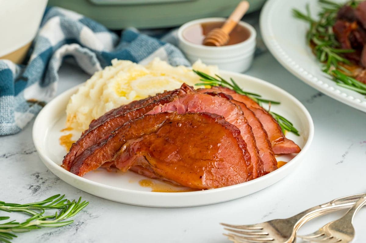 Slow Cooker Spiral Ham Punchfork