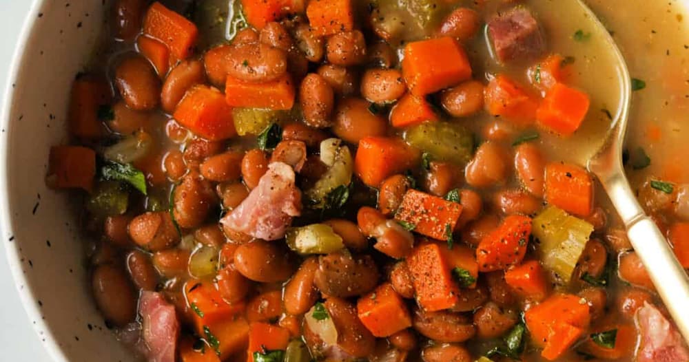 Ham and Pinto Bean Soup Punchfork