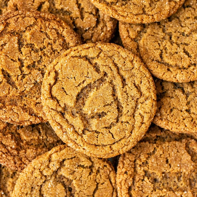 Crispy Gingersnaps Punchfork