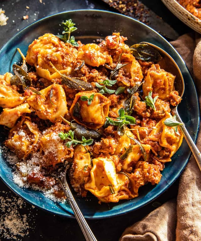 Quick Tortellini Bolognese | Punchfork