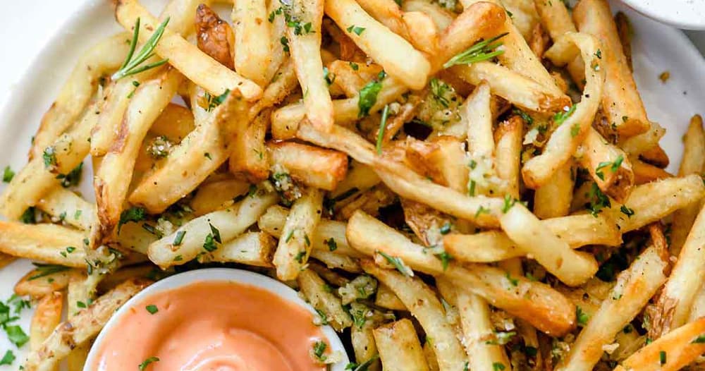 Killer Garlic Fries with Rosemary Punchfork