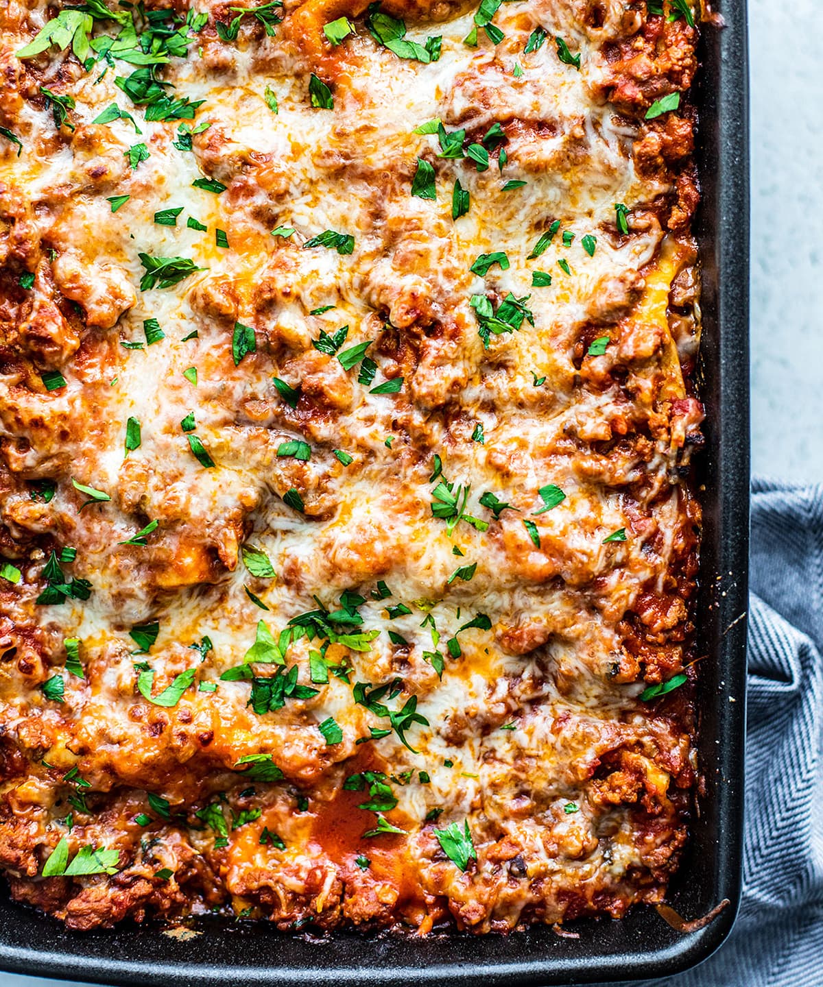 Delicious Lasagna with Ground Turkey Meat Sauce Punchfork