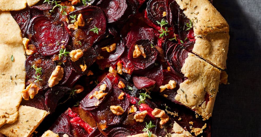 Beet and Onion Jam Galette Punchfork