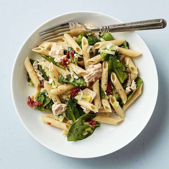 Penne with Tuna & SunDried Tomatoes Punchfork