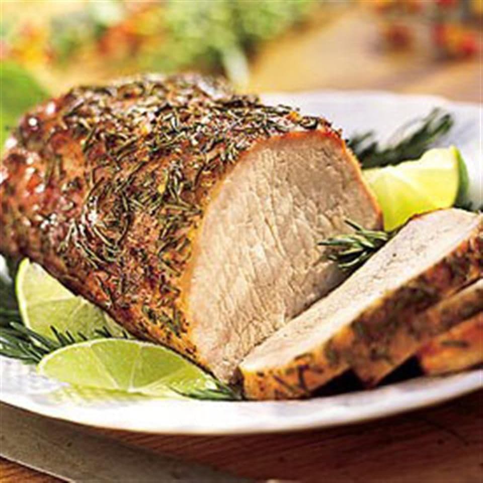 Rosemary and Garlic Smoked Pork Roast Punchfork