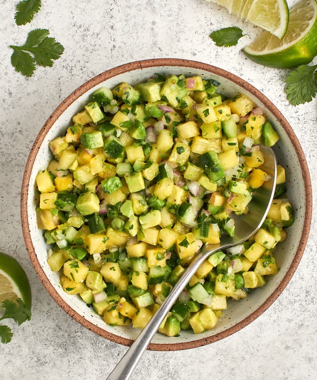 Pineapple Avocado Salsa Punchfork