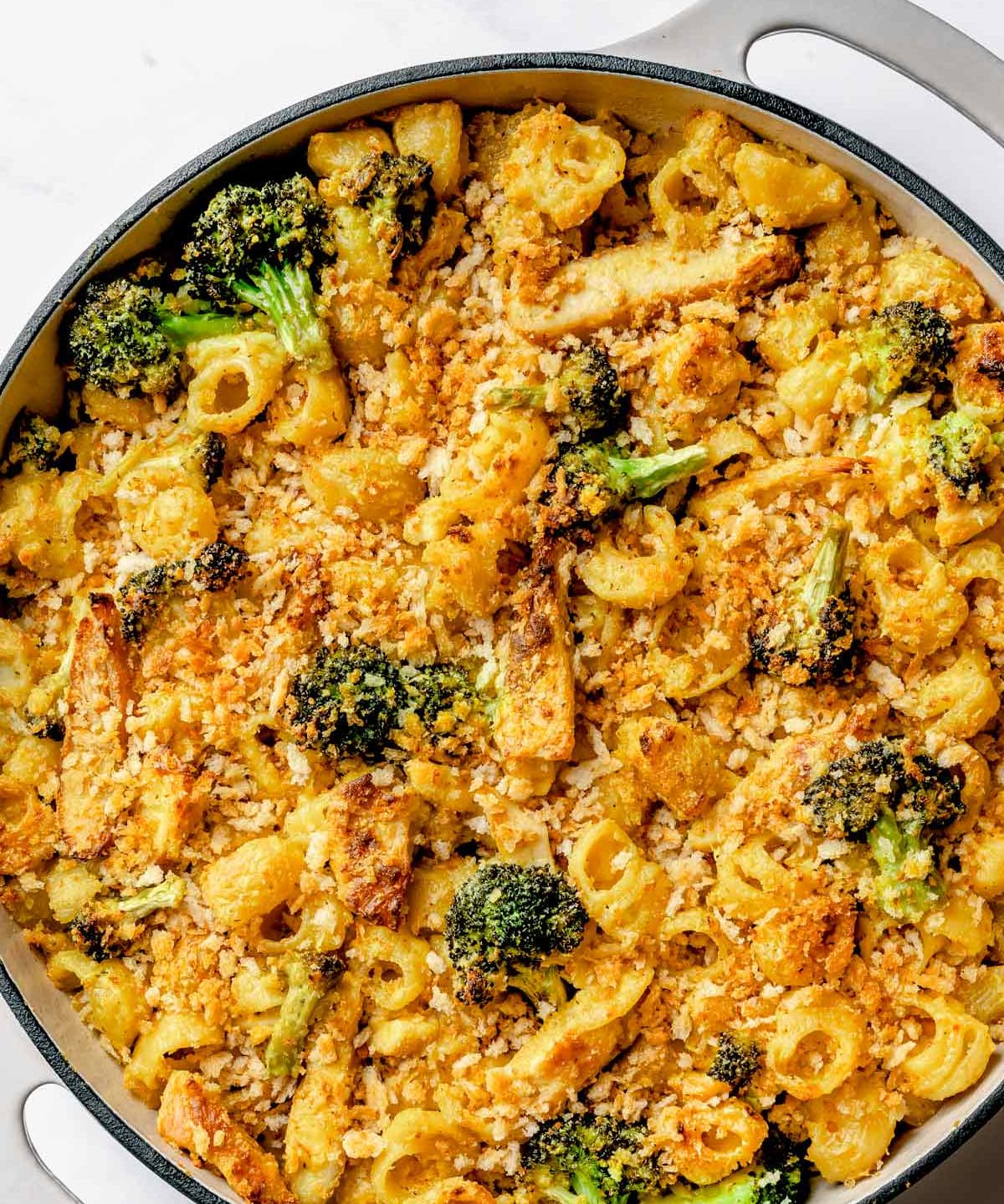 Mac and Cheese with Chicken and Broccoli Punchfork