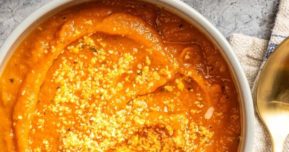 Easy Roasted Vegetable Soup Punchfork