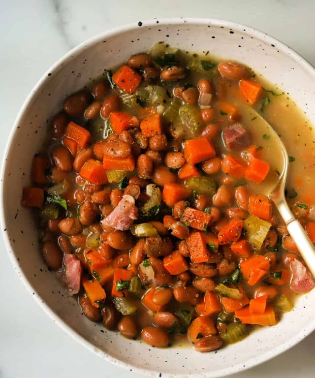 Ham and Pinto Bean Soup Punchfork