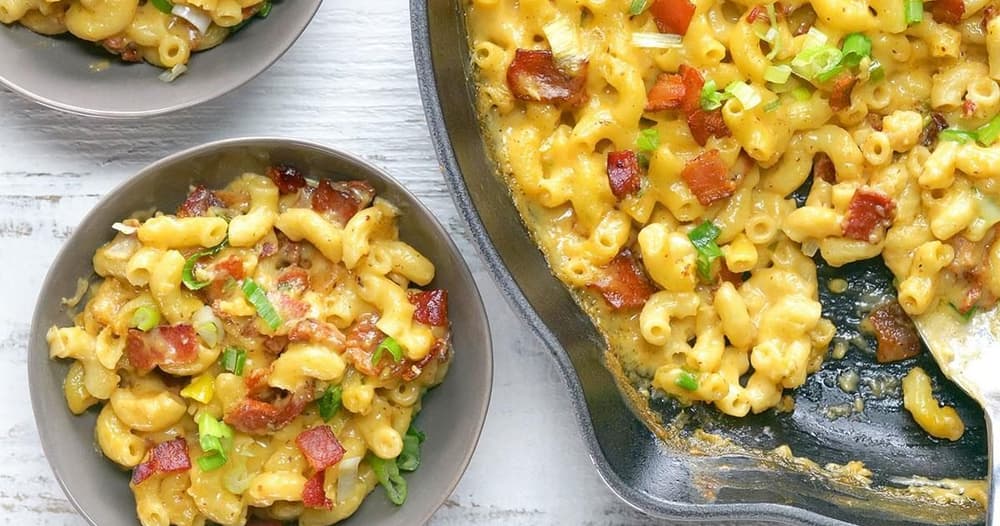 Loaded Mac and Cheese Punchfork