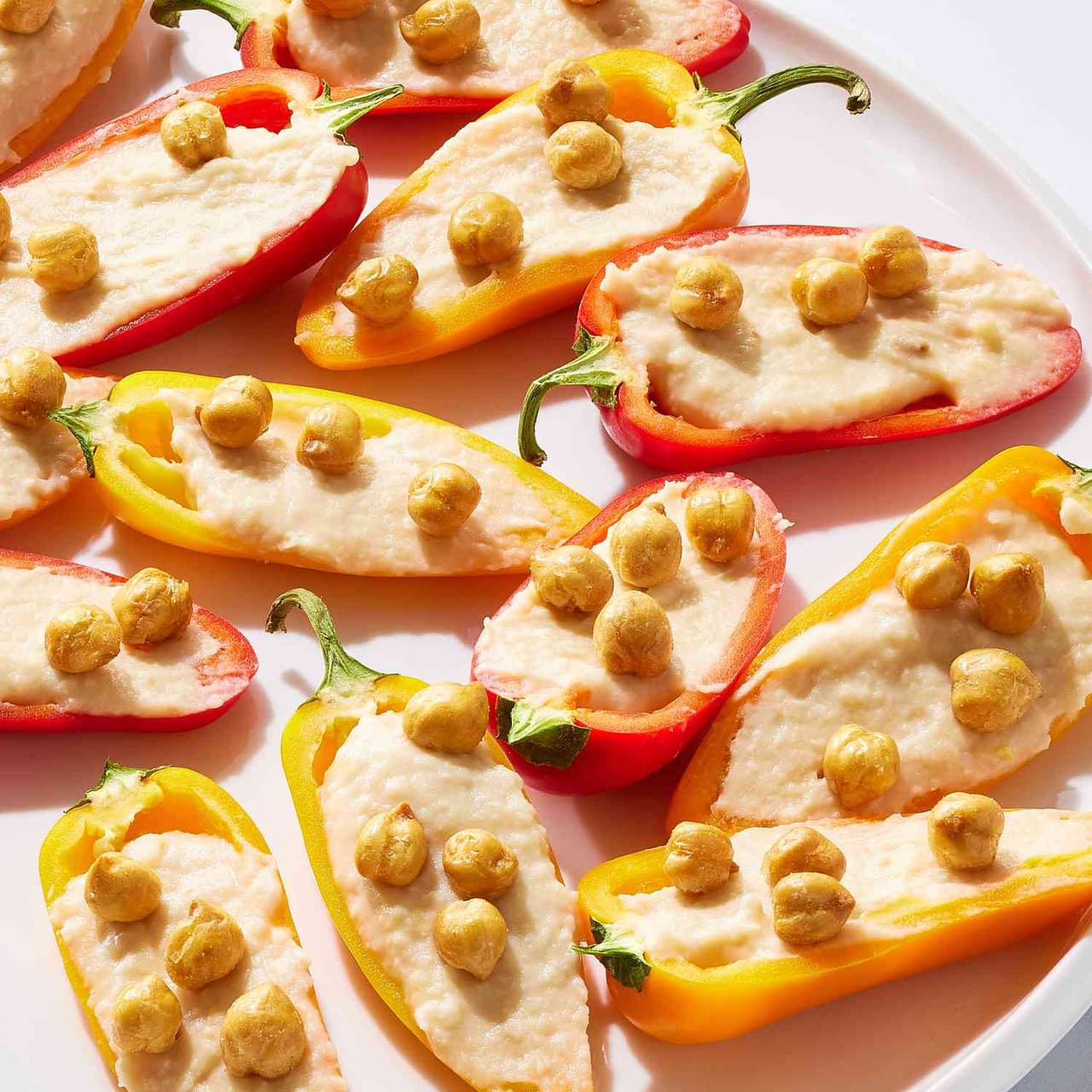 White Beanstuffed Mini Bell Peppers Punchfork