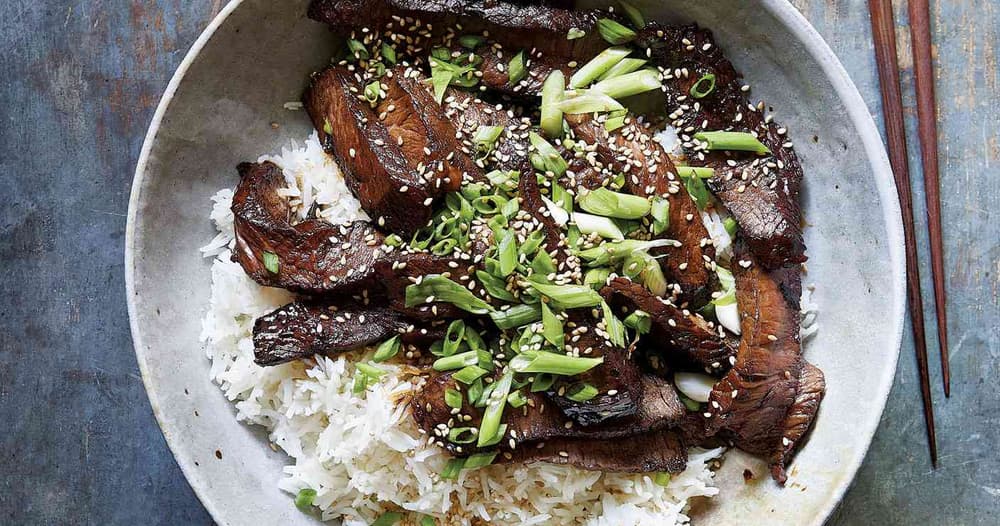 Joanna Gaines' Bulgogi with Cucumber Kimchi Salad Punchfork