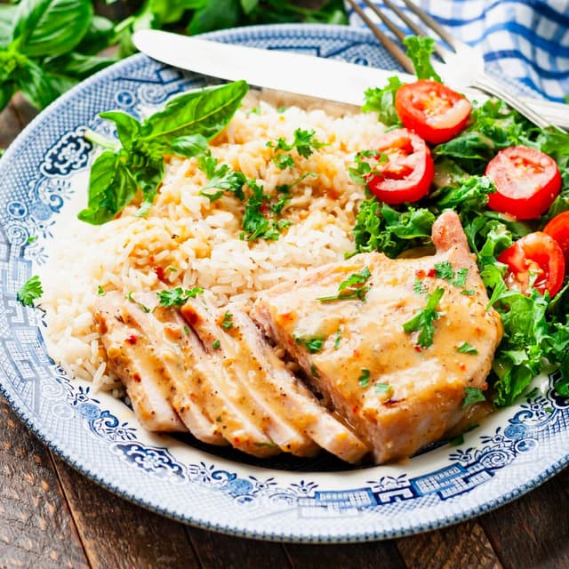 4Ingredient Oven Baked Pork Chops Punchfork