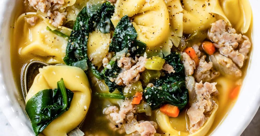 Sausage Tortellini Soup Punchfork