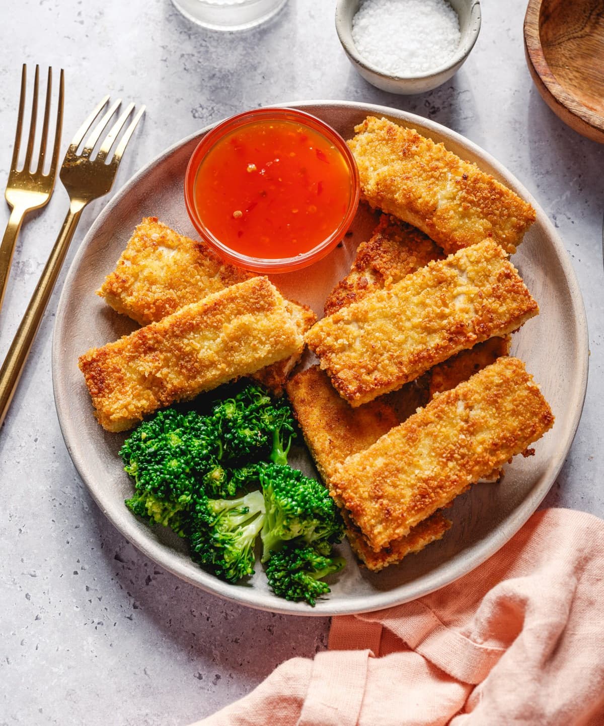 Breaded Tofu Punchfork