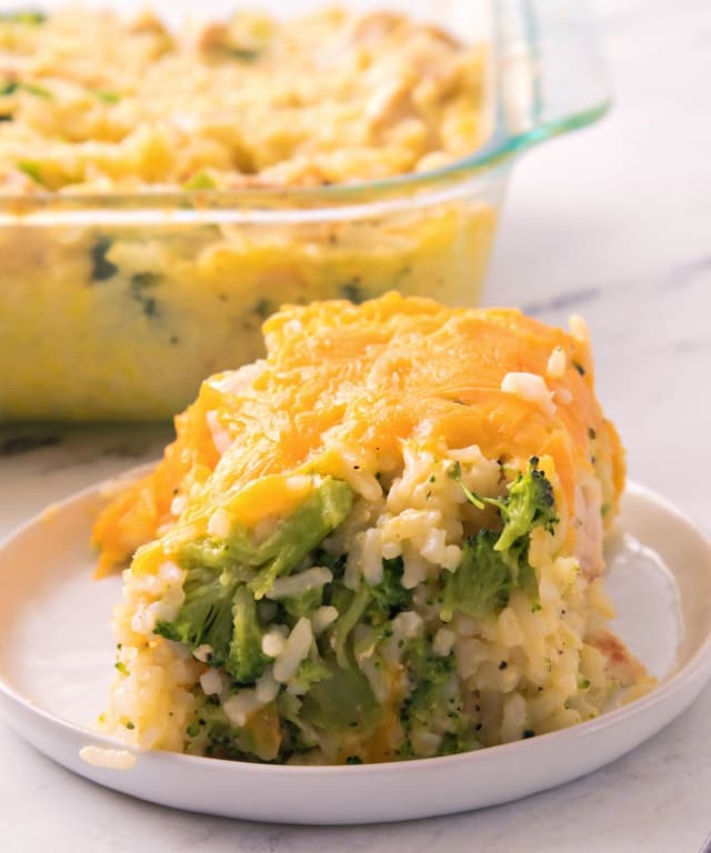 Cheesy Chicken Broccoli Rice Casserole Punchfork