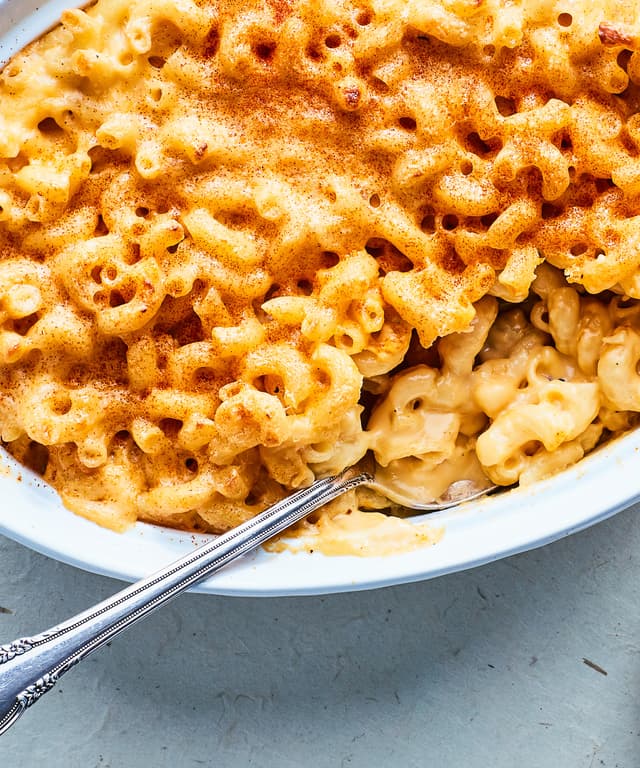 Macaroni & Cheese for a Crowd Punchfork