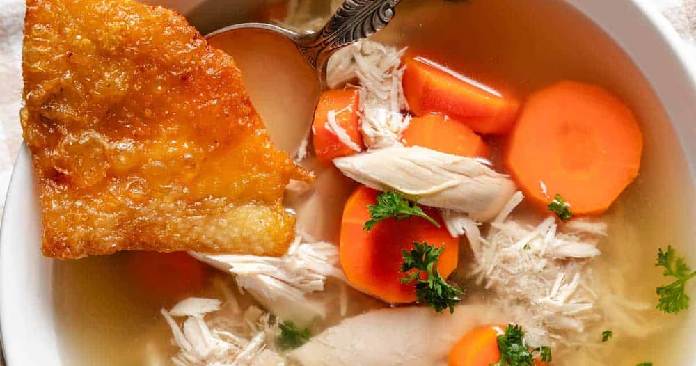 Instant Pot Chicken Soup with Whole Chicken Punchfork