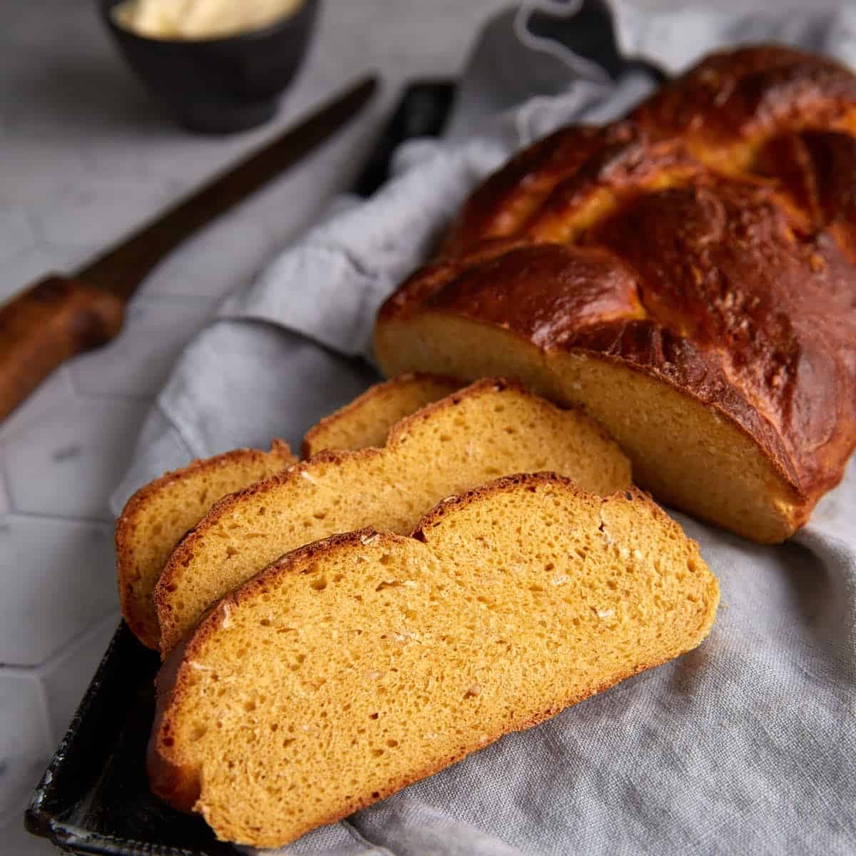 Braided Sweet Potato Bread Punchfork
