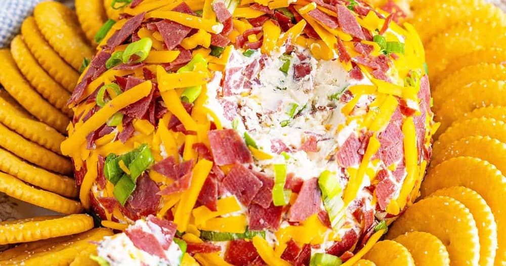 Dried Beef Cheese Ball | Punchfork