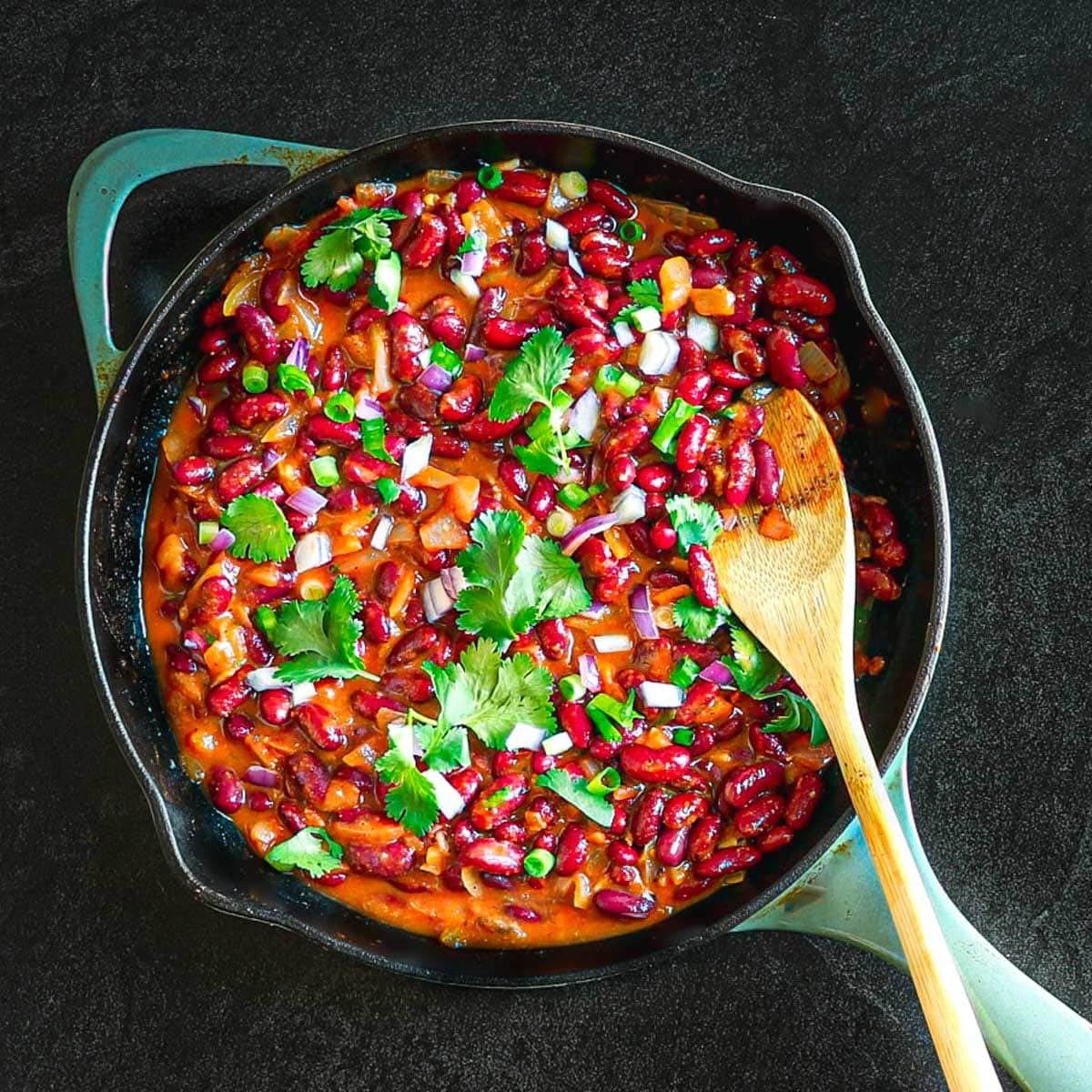 One Pot Afghan Red Kidney Bean Curry Punchfork