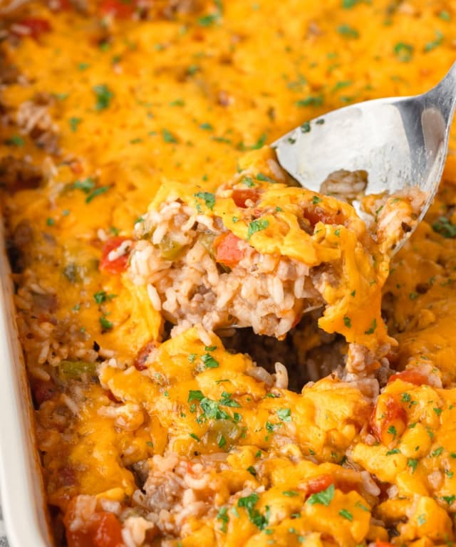 Sausage and Rice Casserole Punchfork